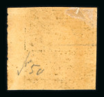 Stamp of Italian States » Sicily Sicily 1859 1g dark olive green, plate 3, pos. 50, Naples paper, mint 