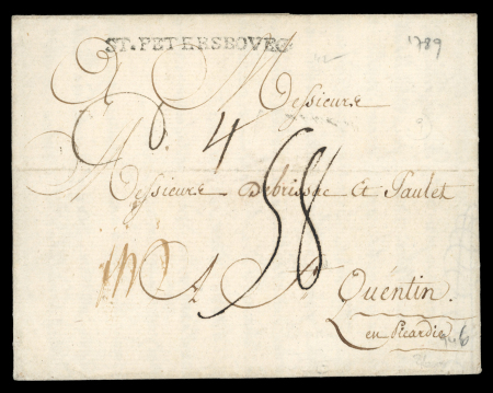 Stamp of Russia » Russia / Soviet Union Collections and Lots 1789-1860s, collection of pre-stamp mail from the regions of Russia, Estonia, Finland and Ukraine