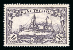 Stamp of China » Foreign Post Offices » German Post Offices » Kiautschou Kiautschou 1905 $1 1/2 without wmk mint o.g.
