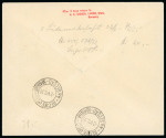 Stamp of Aerophilately » Zeppelins 1935 7th Europe-South America flight with 1935 "Ostropa"