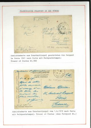 Stamp of Turkey » Collections 1915-1921 small collection of Military Post in Turkey (11 items)