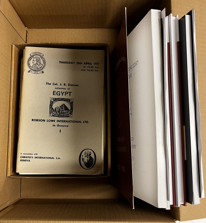 Stamp of Literature The Louise Boyd Dale And Alfred F. Lichtenstein collection complete set of the 10 sale catalogues plus extras