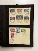 Stamp of Belgium » Collections 1849-2017, in three large stockbooks nice mint and