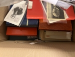 Stamp of Large Lots and Collections 1900-2018, in a box thousands of stamps mostly used