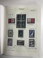 Stamp of France » Collections 1900-2004, dans huit albums, collection neufs **/*/obl