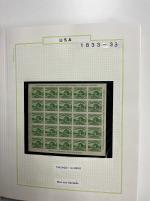 Stamp of United States » Collections 1851-2000. in four albums, beautifully written up collection