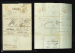 Stamp of China » Pre-Stamp and Stampless Mail Canton 1834-1838, group of 9 letters from a family correspondence, rare early China letters.