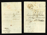 Stamp of China » Pre-Stamp and Stampless Mail Canton 1834-1838, group of 9 letters from a family correspondence, rare early China letters.