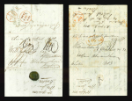 Stamp of China » Pre-Stamp and Stampless Mail Canton 1834-1838, group of 9 letters from a family correspondence, rare early China letters.