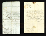 Stamp of China » Pre-Stamp and Stampless Mail Canton 1836-1838, group of 11 commercial letters sent to London. Rarely offered early China letters.