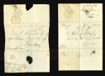 Stamp of China » Pre-Stamp and Stampless Mail Canton 1836-1838, group of 11 commercial letters sent to London. Rarely offered early China letters.