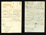 Stamp of China » Pre-Stamp and Stampless Mail Canton 1836-1838, group of 11 commercial letters sent to London. Rarely offered early China letters.
