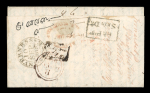Stamp of India » Postal History Pre stamp 1819 and 1826 entires to Calcutta, Kedgeree Ship Letter