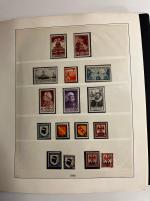 Stamp of France » Collections 1849-1971, dans quatre reliures Lindner belle collection
