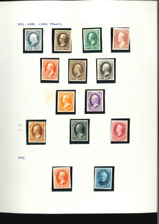 Stamp of United States » Collections United States 1870-1932 mint and used collection in album