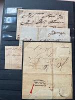Stamp of Brazil » Collections, Lots etc. Brazil 1840s to 1890s postmark collection of stamps and covers