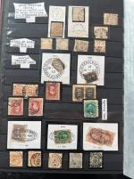 Stamp of Brazil » Collections, Lots etc. Brazil 1840s to 1890s postmark collection of stamps and covers