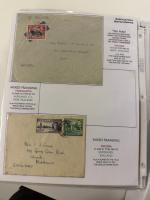 Stamp of Cyprus 1938-51 collection of over 150 KGVI covers on pages