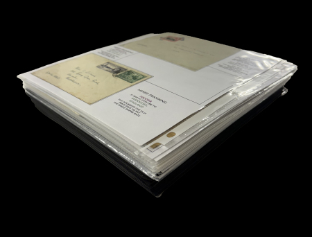 Stamp of Cyprus 1938-51 collection of over 150 KGVI covers on pages