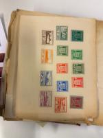 Stamp of British Empire General Collections and Lots Accumulation in battered old stockbook, mostly mint KGVI content 