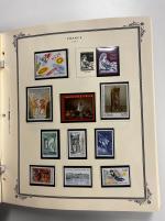 Stamp of France » Collections 1849-, très belle collection de France avec après-catalogue dont très bonnes valeurs dont Y&T n°1,2,5,6,9,18,33,39à49,62,76,122,182,257A, caisses d'amort