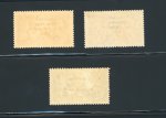 Stamp of Ireland » 1922 (Jul-Nov) Thom Overprints (T25-T41) 2s6d grey brown, 5s pale rose red and 10s dull grey-blue, mint set of singles, very fine and a scarce set of the elusive Thom overprints (Hib.T39-T41, €2'250)