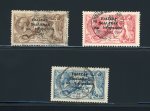 Stamp of Ireland » 1922 (Jul-Nov) Thom Overprints (T25-T41) 2s6d grey brown, 5s pale rose red, and 10s dull grey-blue,