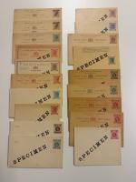 Stamp of Hong Kong Hong Kong QV to KGVI specimen stationery 