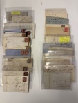 Stamp of Ireland » Collections 1830–1904 – Irish Cover Accumulation. An appealing and varied accumulation of 37 covers, including ten stampless entires, 20 with a range of classic 1d reds, and seven with later issues. All are used from a wide array of