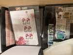 Stamp of Large Lots and Collections 1930s-2002, mixed lot in a medium-sized box with glassines, stockcards and folders containing thousands of mint and used stamps from a range of countries
