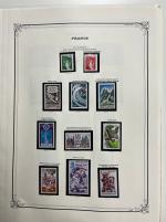 Stamp of France » Collections 1849-1995, dans trois reliures Yvert belle collection