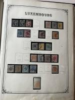 Stamp of Luxembourg 1852-1949, mint and used collection, extensive item