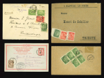 Stamp of Greece » 1906 Olympics » Covers Greece 1906 Olympics group of 14 covers