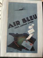 Stamp of France » Poste Aérienne 1935-1961, exceptionnelle collection didactique sur