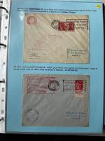 Stamp of France » Poste Aérienne 1935-1961, exceptionnelle collection didactique sur