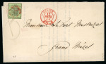 Stamp of Switzerland / Schweiz » Kantonalmarken » Genf 1848, grosser Adler gelbgrün