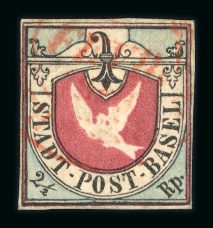 Stamp of Switzerland / Schweiz » Kantonalmarken » Basel 1845, Basler Taube, in der 2. Auflage