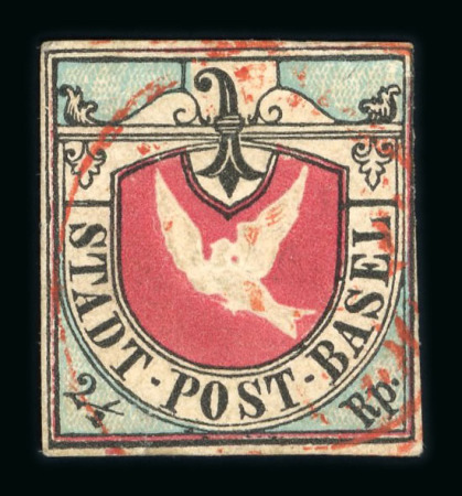 Stamp of Switzerland / Schweiz » Kantonalmarken » Basel 1845, Basler Taube