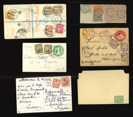 Stamp of Egypt » Collections 1875-1921, group of 30 covers, cards and stationery