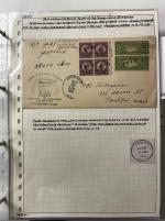 Stamp of Aerophilately » Zeppelins All World – 1928–1939 Zeppelin Post An exceptional and highly specialised collection of Zeppelin flights, neatly mounted and meticulously written up across more than 360 album pages, housed in five large ring binders. Th