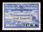 Stamp of Brazil » Collections, Lots etc. Condor private post Company : 1930, Zeppelin Michel n° Zp1/Zp8 and Zp10 all with "SPECIMEN" overprints