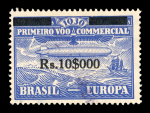 Stamp of Brazil » Collections, Lots etc. Condor private post Company : 1930, Zeppelin Michel n° Zp1/Zp8 and Zp10 all with "SPECIMEN" overprints