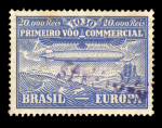 Stamp of Brazil » Collections, Lots etc. Condor private post Company : 1930, Zeppelin Michel n° Zp1/Zp8 and Zp10 all with "SPECIMEN" overprints