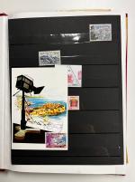 Stamp of Colonies françaises » Monaco 1885-2000, dans cinq classeurs forte accumulation de plusieurs