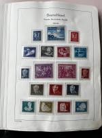 Stamp of Germany » Germany Collections and Large Lots 1949-1966, in a Schaubek album, absolutey complete