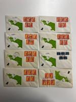 Stamp of Netherlands Colonies » Netherlands New Guinea Netherlands New Guinea 1950-60s group of over 120 fdc with wide variety of town/village cancels