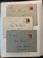 Stamp of Austria » 1945 Provisionals Austria 1945 Wiener Klecksstempeln collection of stamps and covers