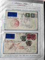 Stamp of Ireland » Airmails 1932–35 Zeppelin Flights – Ireland to and from South America. An attractive, valuable, and scarce assembly of 34 covers and cards flown on South American Zeppelin services, primarily carried by LZ 127 “Graf Zeppelin.” Th
