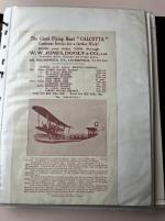 Stamp of Ireland » Airmails 1928 Flying Boat Flights – Liverpool–Belfast–Liverpool, Irish Acceptance Flights. An attractive and meticulously mounted assembly of 53 Flying Boat flight covers, written up on album pages. The group features a fine vari