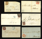 Stamp of Cuba » Spanish Dominion 1855-60, The local mail service of Havana overprints, an outstanding collection of ten genuine covers